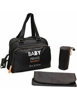 Bolsa para Troca de Fraldas Baby on Board Simply Preto Inovador e funcional