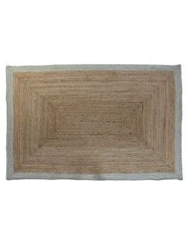 Alfombra DKD Home Decor Verde Marrón claro Natural Scandi 200 x 290 x 1 cm