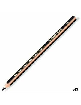 Lápices de colores Staedtler Jumbo Noris Negro (12 Unidades)