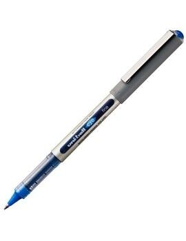 Boligrafo de tinta líquida Uni-Ball Rollerball Eye Fine UB-157 Azul 0,7 mm (12 Piezas)