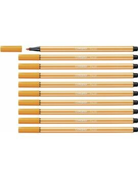 Rotuladores Stabilo Pen 68 Naranja (10 Piezas)