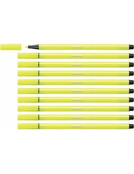 Rotuladores Stabilo Pen 68 Fluorescente Amarillo (10 Piezas)