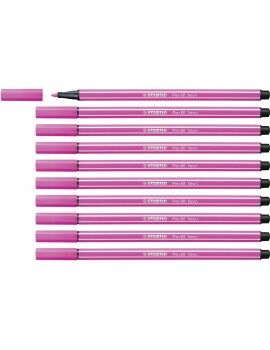 Rotuladores Stabilo Pen 68 Fluorescente Cor de Rosa (10 Peças)