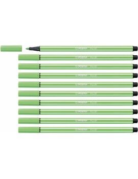 Rotuladores Stabilo Pen 68 Verde Esmeralda (10 Piezas)