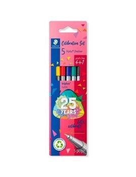 Conjunto de Canetas de Feltro Staedtler Triplus Fineliner 334 Multicolor (10 Unidades)