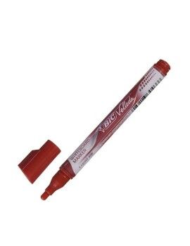 Marcadores de giz líquido Bic Pocket Redonda Vermelho (12 Peças)