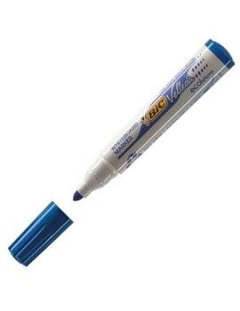 Marcadores de giz líquido Bic Velleda Ecolutions 1701 Azul (12 Peças)