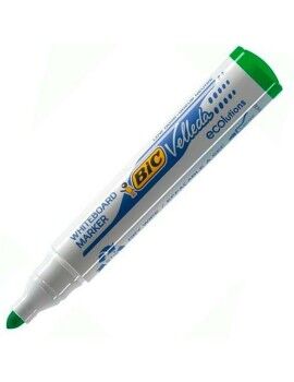 Marcadores de giz líquido Bic Velleda Ecolutions 1701 Verde (12 Peças)