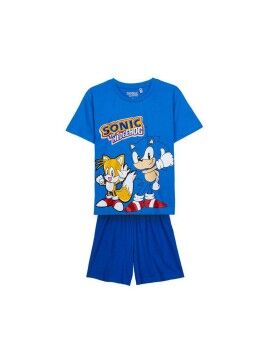 Pijama Infantil Sonic Azul...