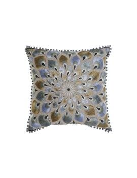 Almofada DKD Home Decor Bege Azul (60 x 20 x 60 cm)