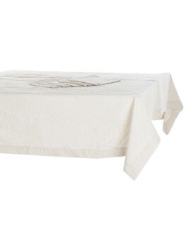 Mantel y servilletas DKD Home Decor Beige (150 x 150 x 150 cm)