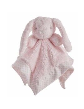 Doudou    dupla camada 30 x 30 cm Lunares Cor de Rosa