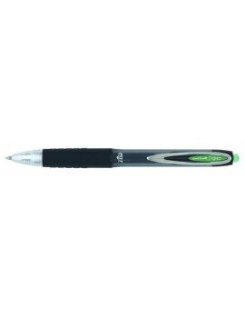 Boligrafo de tinta líquida Uni-Ball Rollerball Signo UM-207 Verde 0,4 mm (12 Piezas)