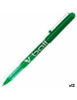 Esferográfica de tinta líquida Pilot BL-VB-5 Verde 0,3 mm (12 Unidades)