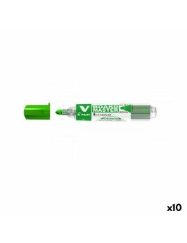 Rotulador Pilot V Board Master Pizarra blanca Recargable Verde (10 Unidades)