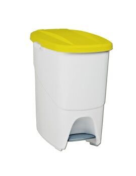 Papeleira com Pedal Amarelo Retangular 25 L