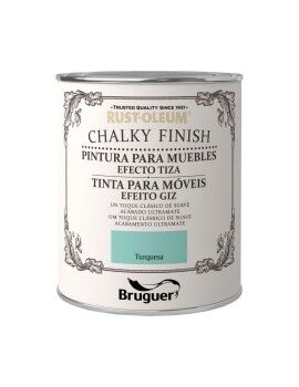 Pintura Bruguer Chalky Finish Turquesa 750 ml