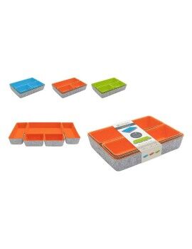 Juego de Cestas Confortime Fieltro 5 Piezas 27,5 x 20 x 5,3 cm