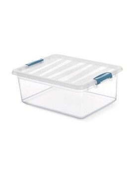 Caixa Multiusos Domopak Living Katla 39 x 29 x 15,5 cm Transparente Polipropileno 12 L