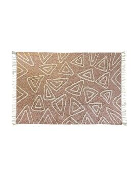 Alfombra DKD Home Decor Rosa Terracota Blanco Flecos Urbano (160 x 230 x 1 cm)