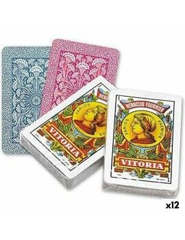 Baralho Naipes Espanhóis (50 Cartas) Fournier 61,5 x 95 mm 12 Unidades