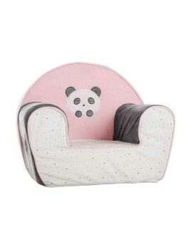 Poltrona Infantil Urso Panda Rosa Claro 44 x 34 x 53 cm