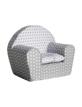 Sillón Infantil Gris Estrellas