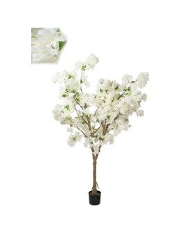 Flores Decorativas Romimex Blanco 130 x 190 x 130 cm Flor de cerezo