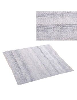 Alfombra de Exterior Goa 160 x 230 x 0,5 cm PET Blanco/Gris