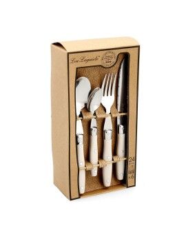 Set de Cubiertos Lou Laguiole Comptoir Beige Metal 24 Piezas