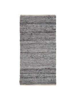 Alfombra 80 x 150 cm Tejido Sintético Gris