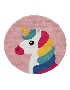 Alfombra Infantil Algodón 100 cm Unicornio