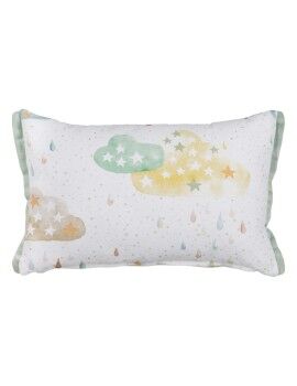 Cojín Infantil Estrellas 100 % algodón 45 x 30 cm