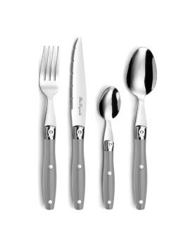 Set de Cubiertos Lou Laguiole Comptoir Gris Metal 24 Piezas