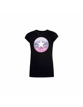 Camiseta de Manga Corta Infantil Converse Chuck Patch GFX Negro