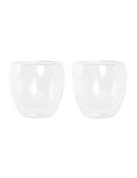 Set de Vasos DKD Home Decor 250 ml 8,3 x 8,3 x 8,9 cm