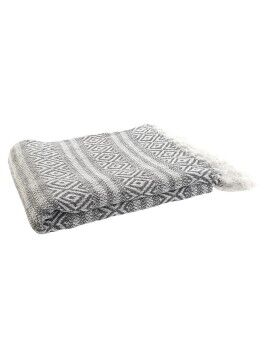 Manta DKD Home Decor 130 x 170 x 1 cm Gris