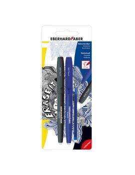 Esferográfica de gel Eberhard Faber 582103 Azul Preto/Azul (Recondicionado A)