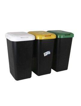 Caixote de Lixo para Reciclagem Inde 3 x 25 l