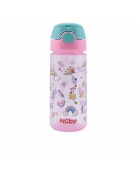 Copo de Aprendizagem Nûby Taza 540 ml Cor de Rosa