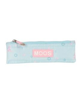 Bolsa Escolar Moos Garden 20 x 6 x 1 cm Turquesa