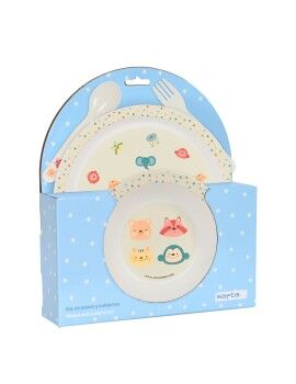 Set de Menaje Infantil Safta Cabecitas (4 Piezas)