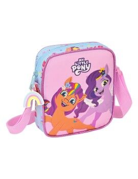 Bolso Bandolera My Little Pony Wild & free Azul Rosa 16 x 18 x 4 cm