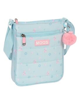 Bolso Bandolera Moos Garden 21 x 25 x 4.5 cm Turquesa