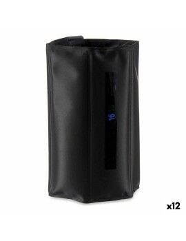 Enfriador de Botellas Termómetro Negro Poliéster PVC (12 Unidades)