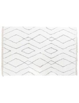 Alfombra DKD Home Decor Blanco Gris 200 x 290 x 1,5 cm