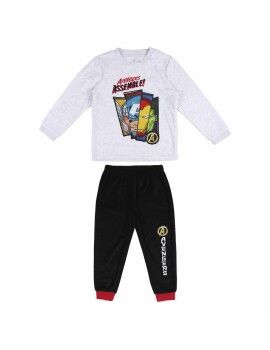 Pijama Infantil The Avengers Gris