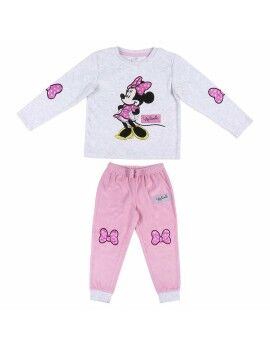 Pijama Infantil Minnie Mouse Cor de Rosa