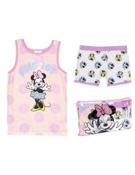 Pijama Infantil Minnie Mouse Rosa