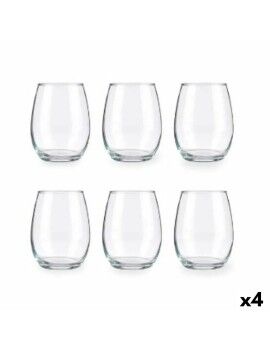 Set de Vasos Amber Transparente Vidrio 350 ml (4 Unidades)